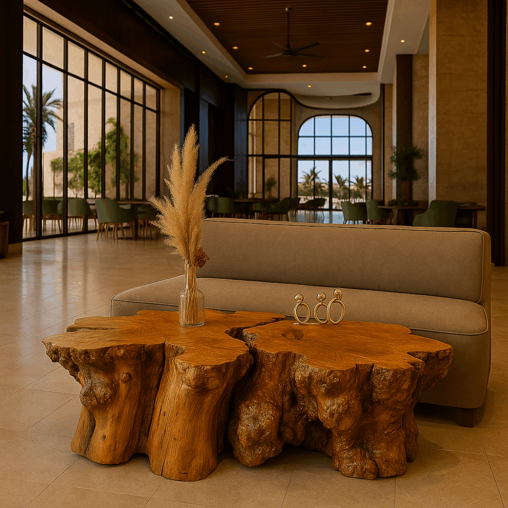 Mesa de centro de Raiz de Pinabete