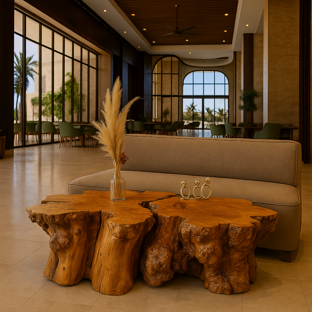 Mesa de centro de Raiz de Pinabete